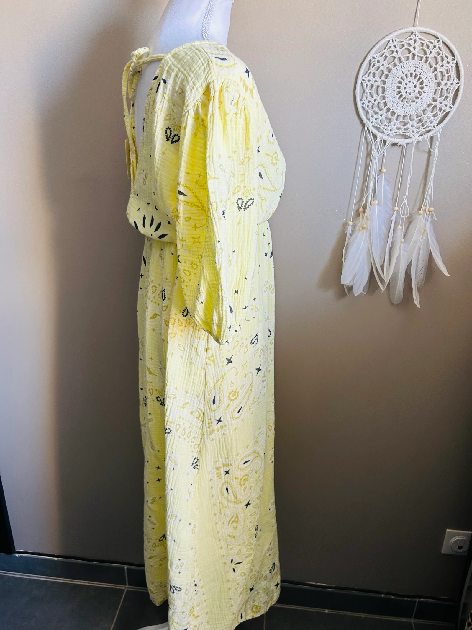 Bohemian cotton gauze dress – photo 5